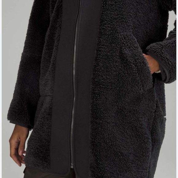 Lululemon Collarless Textured Fleece Full Zip - Picture 4 of 9